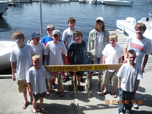 youth anglers fish